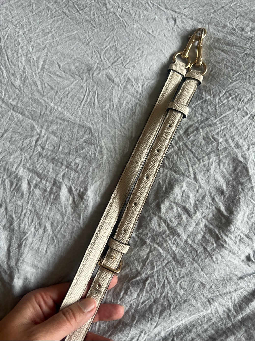 Coach Cream Leather Replacement Strap - Picture 3 of 11